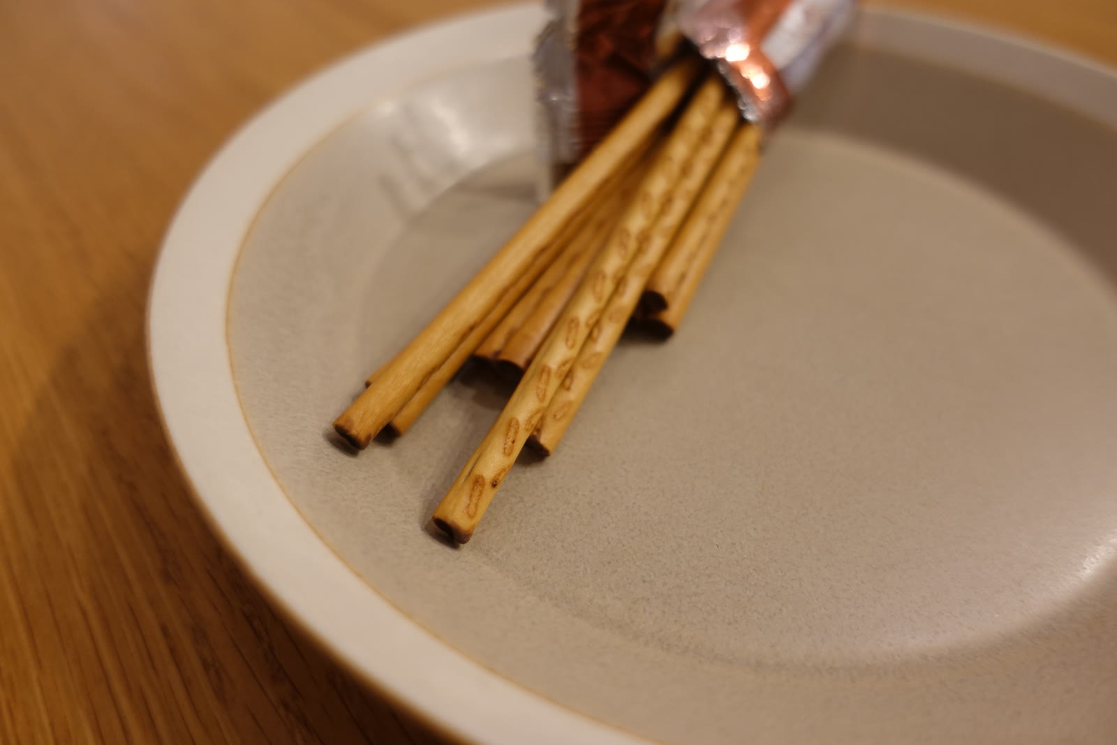 A closer look at the pretzel texture.